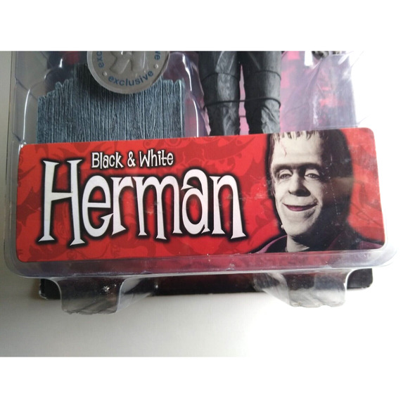 The Munsters Black & White Herman Munster Exclusive Edition Horror Halloween - Picture 6 of 10